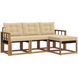  Set vanjskih sofa 4 kom. Prirodna i bež | shoptok.hr