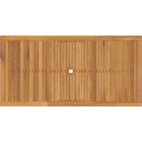 vidaXL 9-delna vrtna jedilna garnitura Bež Poli Rattan Acacia | Shoptok.si