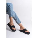 Capone Outfitters Women's Wedge Heel Stone Flip Flops | shoptok.hr