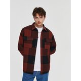 House - Karirana košulja-jakna - Bordo | shoptok.hr