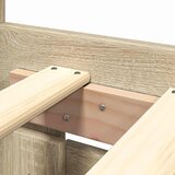  Krevetna konstrukcija s uzglavljem 2 pcs Sonoma 153 x 203 cm | shoptok.hr