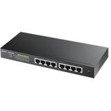 Zyxel GS1900-8HP 8-port gbe L2 poe smart switch 802.3at desktop fanless 70 watt | Shoptok.si