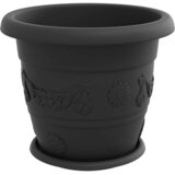  Saksije za biljke 24 pcs Crna Ø 34 x 28 cm Plastika | shoptok.hr