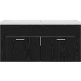  Kupaonski ormar Crni hrast 100 x 38 5 x 46 cm Konstruirano drvo | shoptok.hr