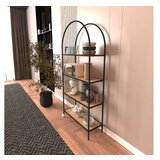 Hanah home polica za knjige mona 80 black atlantic pine | ePonuda.com