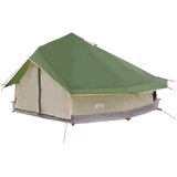Tipi šator s krovom Zelena 800 x 800 x 430 cm Poliester i čelik | shoptok.hr