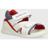Biomecanics Otroški usnjeni sandali bela barva
