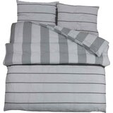  Set posteljine za poplun sivi 220 x 240 cm pamučni | shoptok.hr