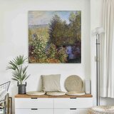  Slika - Claude Monet – Coin de jardin à Montgeron 40x40 Na talijanskom platnu | shoptok.hr