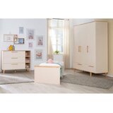 Roba Kremno bela/v naravni barvi otroška garderobna omara v hrastovem dekorju 138x200x55 cm Jil – | Shoptok.si