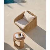 Kave Home Bež/v naravni barvi oblazinjen vrtni fotelj Meria – | Shoptok.si