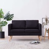 vidaXL dvosjed od tkanine crni | shoptok.hr