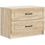 vidaXL Nočna omarica Sonoma hrast 62 x 34,5 x 44,5 cm Inženirski les, (5000233416) | Shoptok.si