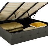 CARRYHOME Oblazinjena Postelja Padua, Temno Siva, 180x200 | Shoptok.si
