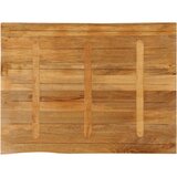 Stolna ploča 100x80x3,8cm od masivnog drva manga sa živim rubom | shoptok.hr