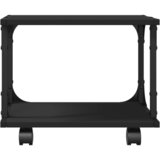 Stalak za pisač s 2 razine crni 41x28x33,5 cm konstruirano drvo | shoptok.hr