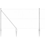  Heksagonalna ograda s stubom 10 x 1,2 m Pocinčani čelik Srebrna | shoptok.hr