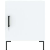  Noćni ormarić bijeli 40 x 40 x 50 cm od konstruiranog drva | shoptok.hr
