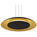  LED luster na sajli PIATTINO LED/30W/230V 2700/3200/4000K prečnik 40 cm crna/zlatna | Eponuda.com