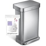 simplehuman S trakom za zatezanje vreće za smeće 60 kom 45 l M – | shoptok.hr