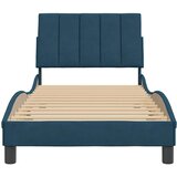  Okvir za krevet bez madraca Hanko plavi 90 x 190 cm baršunasti | shoptok.hr