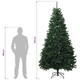  Umjetno božićno drvce s nogom 270 cm PVC Srednja zelena - Srednje zelena Ø 128 x 270 cm bez LED svjetala | shoptok.hr