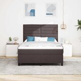  Krevet s opruga kutije Tamno smeđa 140 x 200 cm tkanina | shoptok.hr