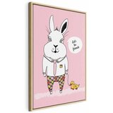 Slika - Rabbit\'s Friend (1 Part) Vertical 60x90 U prirodnom drvenom okviru | shoptok.hr