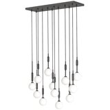 Open Design OR85464 - Luster na sajli ERO 12xG9/8W/230V crna | Eponuda.com