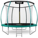Neo-Sport profilirani vrtni trampolin 252 cm (8 ft) s unutarnjom mrežom, tirkizni | shoptok.hr
