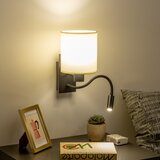  Brilagi - LED zidna lampa NUBILA 1xE27/25W/230V + LED/3W crna/krem | Eponuda.com