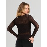 Sinsay Ažurna bluza s dugim rukavima | shoptok.hr