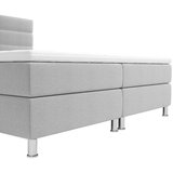 CARRYHOME POSTELJA Z VZMETNICO 160 cm x 200 cm , tekstil sivobež | Shoptok.si