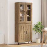  Highboard Umjetnički hrast 69,5 x 34 x 180 cm Konstruirano drvo | shoptok.hr