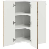 vidaXL Stenska kuhinjska omarica s polico Umetni hrast 57 x 57 x 80 cm | Shoptok.si