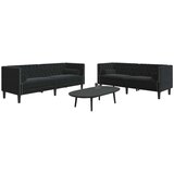  Set sofe 2 pcs Crna Baršun | shoptok.hr