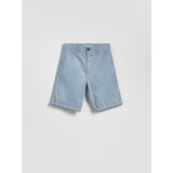 Reserved Pamučne kratke hlače - bljedoplavo | shoptok.hr