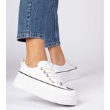 D/CEO marka niezdefiniowana White women's high-soled sneakers Selina | ePonuda.com