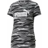 Puma ESS+ANIMAL AOP TEE Ženska majica, crna, veličina