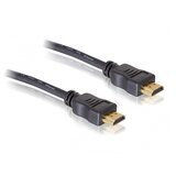 Delock HDMI priključni kabel 5.00 m 82455 pozlaćeni kontakti crna [1x muški konektor HDMI - 1x muški konektor HDMI] Cijene