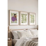 WALLXPERT Ç-300509 - 3040 set dekorativnih slika u više boja (3 komada) | Eponuda.com