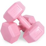  Set &amp;scaron;estougaonih bučica 2x4 kg, utezi za vježbanje, fitness opterećenje, roze, moderan dom Slike