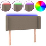 Maison Chic led posteljno vzglavje - vzglavna omarica - nočna omarica taupe 83x16x78/88 cm blago, (21706340) Cene
