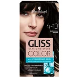 Schwarzkopf Gliss Color permanentna barva za lase odtenek 4-13 Dark Cool Brown 1 kos