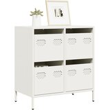  Komoda bijela 68x39x73,5 cm hladno valjani čelik | shoptok.hr