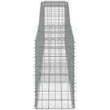  Lučne gabionske košare 4 kom 400x50x80/100 cm pocinčano željezo | Eponuda.com