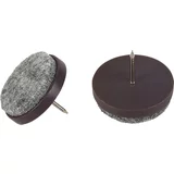 STABILIT podloge iz klobučevine (28 mm, 12 kosov, rjave, z žebljičkom)