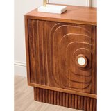 Premier Housewares Komoda od masivnog manga u tamnoj prirodnoj boji 40x75x116 cm Sangar – | shoptok.hr