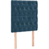  box spring s madracem LED tamnoplavi 100x200 cm baršun | shoptok.hr