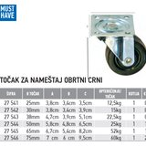 FF_Group FF tocak obrtni crni 38mm | Eponuda.com